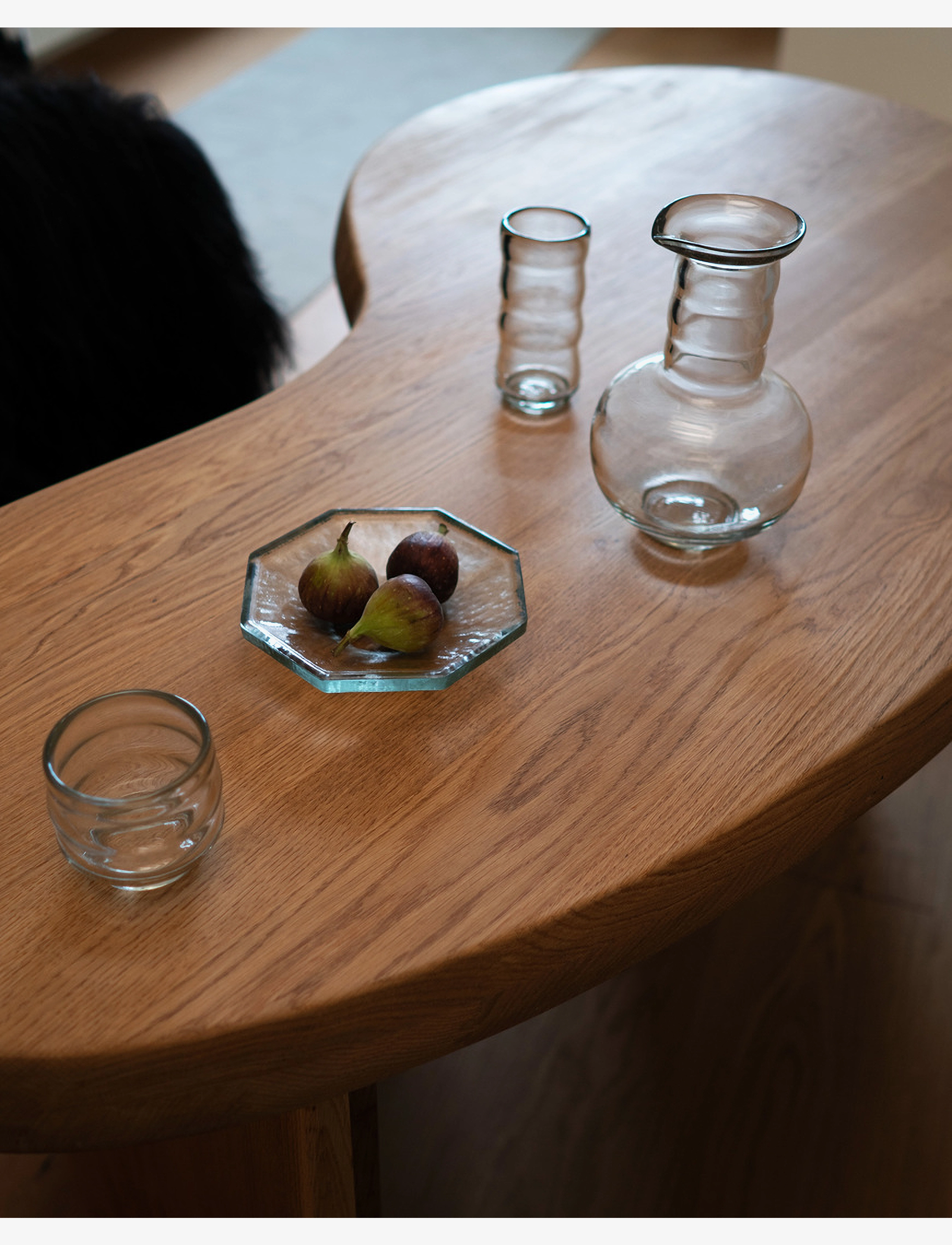Hein Studio - Agnes Glass Carafe - krūkas un karafes - clear - 3