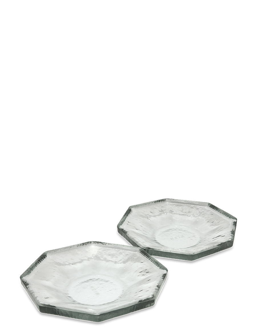 Hein Studio - Agnes Glass Plate - väikesed taldrikud - clear - 0