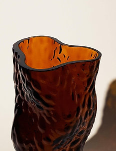 Ostrea Rock Glass Vase  - Rust, Hein Studio