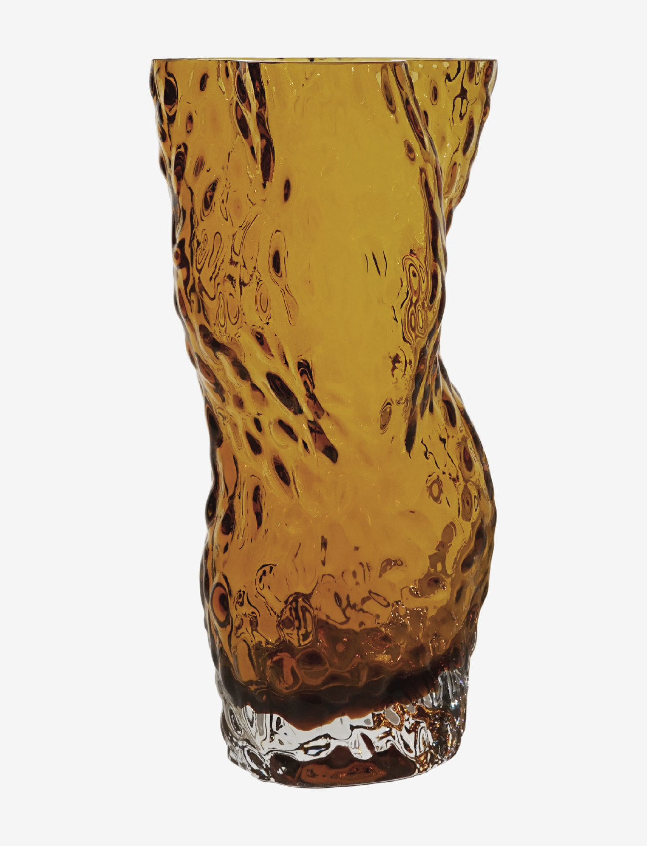 Hein Studio - Ostrea Rock Glass Vase - Amber - große vasen - amber - 0