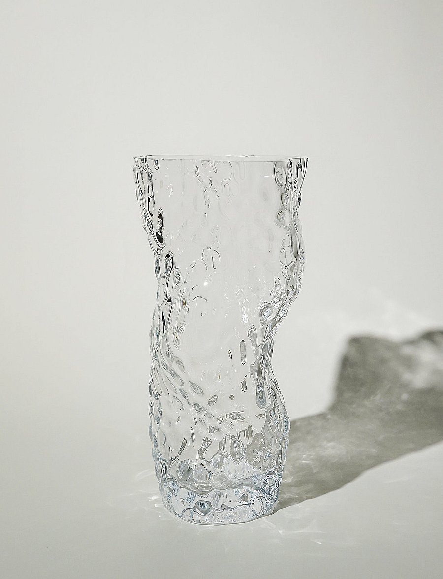 Hein Studio - Ostrea Rock Glass Vase - Clear - osta hinna alusel - clear - 2