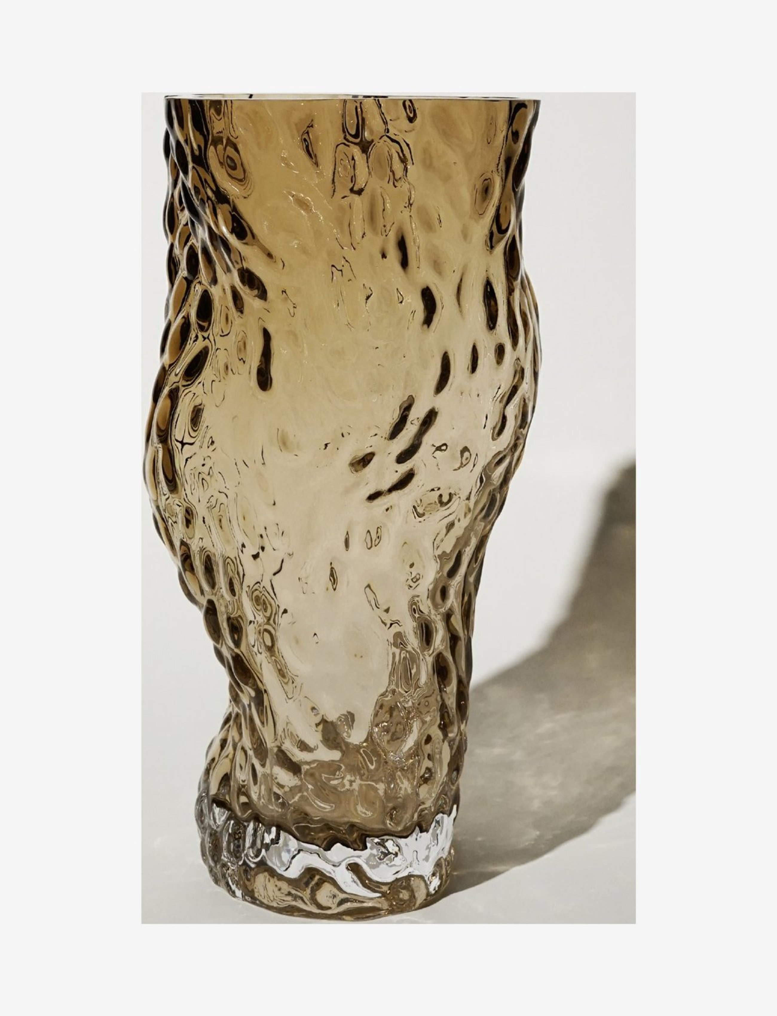Hein Studio - Ostrea Rock Glass Vase - Smoke - smoke - 2