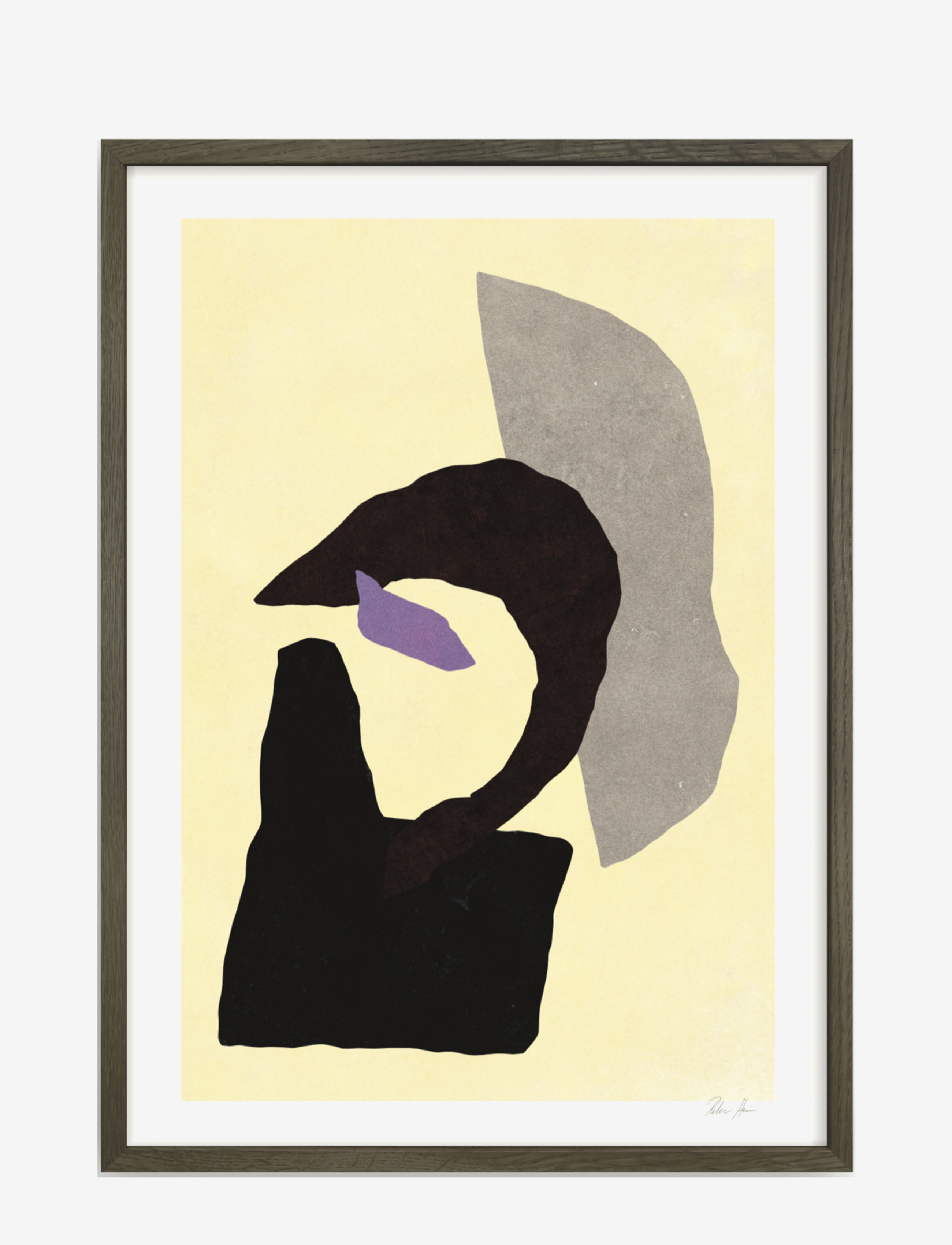 Hein Studio Blind Eye No. 03, Graphical Patterns, Gul, Str: 50X70CM