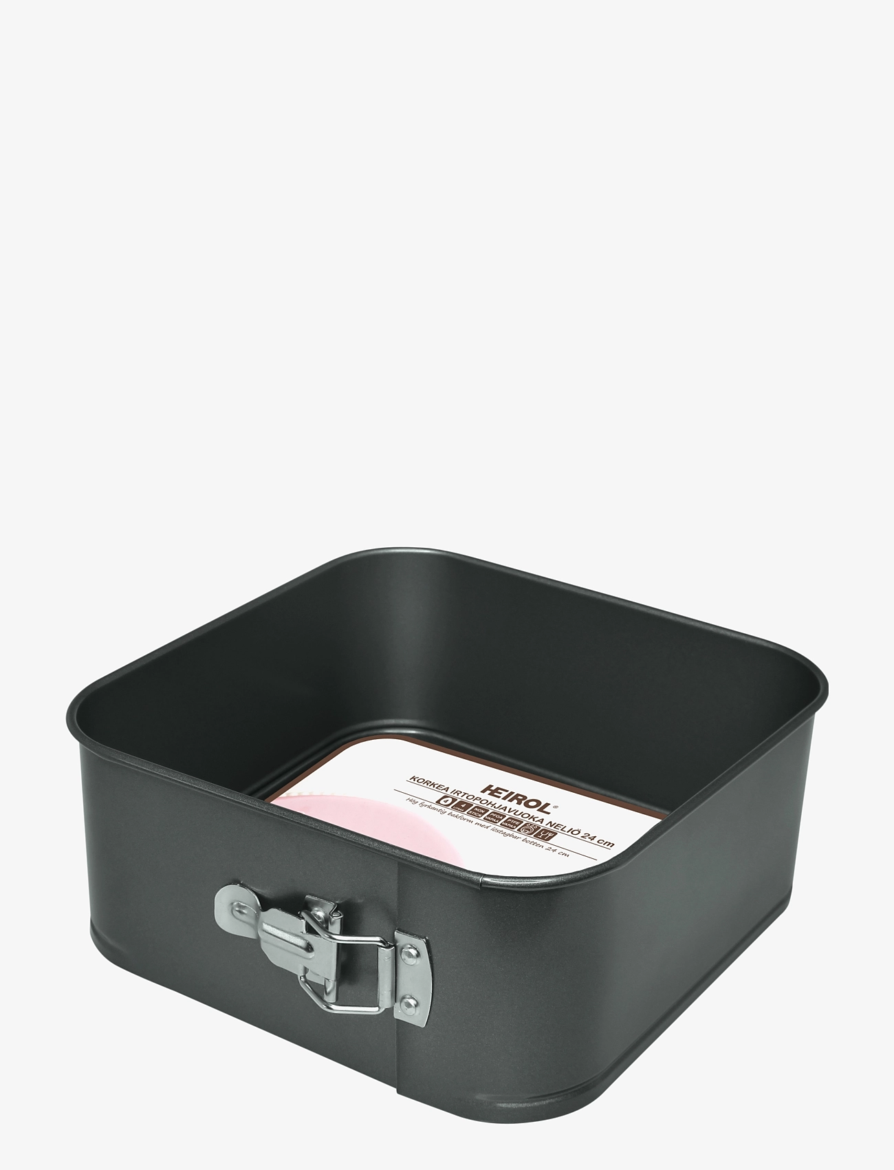 Heirol - Heirol extra hög rektangulär springform - lägsta priserna - black - 1
