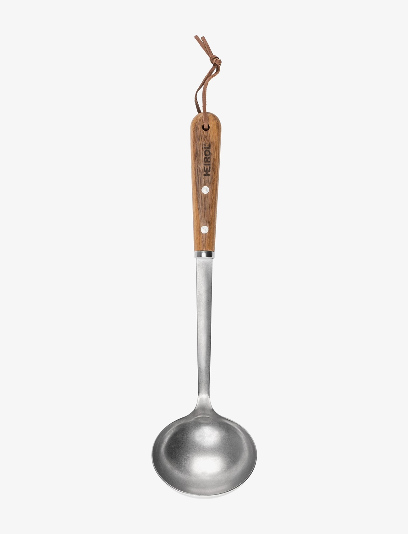 HEIROL Rustfri Suppeske I Bøgetræ Silber - One Size - Unisex