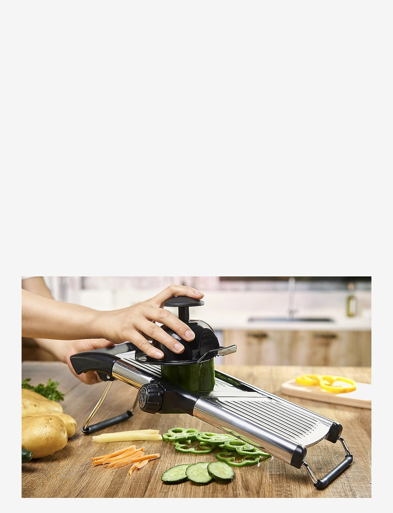 Heirol - Mandoline Sliver Stainless steel - trancheuse mandoline et spiralizer - silver - 1