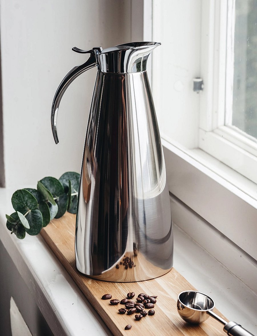 Heirol - Heirol Vacuum Jug Stainless Steel - carafes isothermes - steel - 3