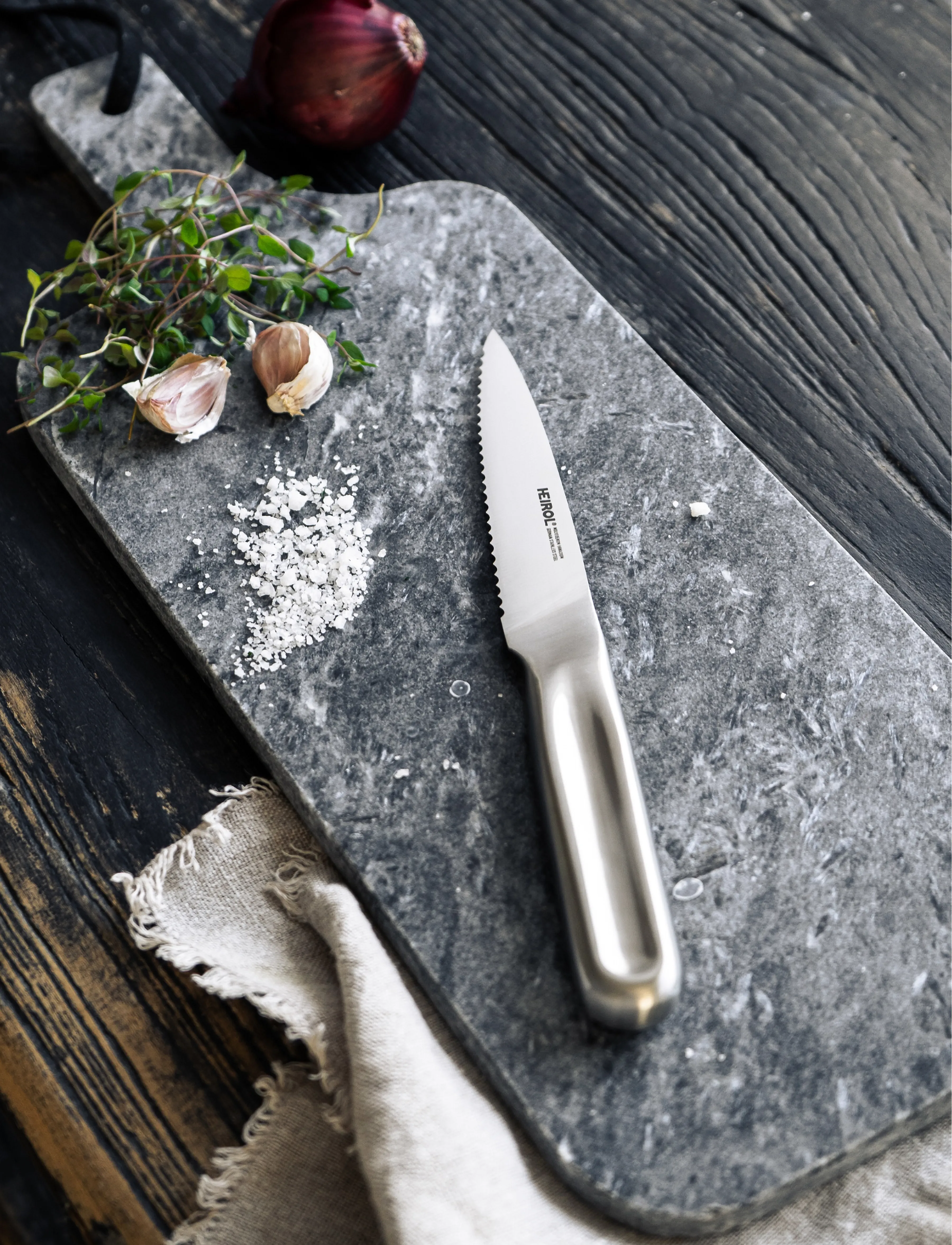 Heirol - Heirol Tandad Kniv Onda 13 - lägsta priserna - silver - 2