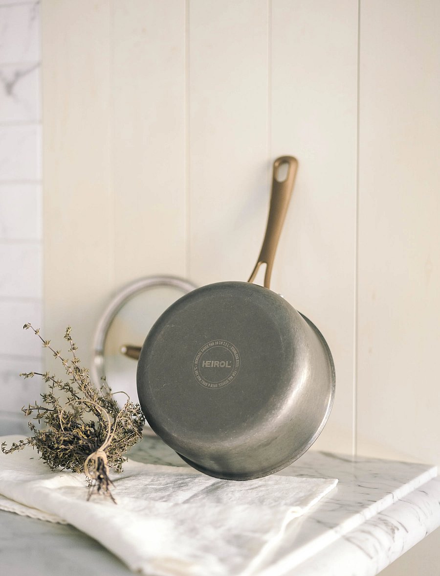 Heirol - Heirol Kastrull med Lock 18 cm, 2,5 l, Heritage Pro - stieltöpfe - silver - 0