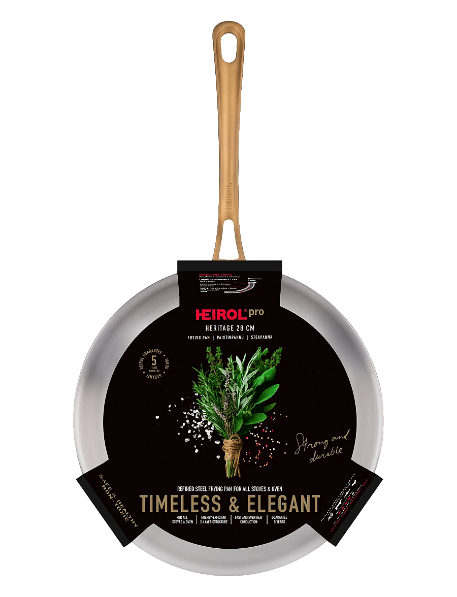 Heirol - Heirol Stekpanna 28 cm Heritage Pro - bratpfannen - silver - 3