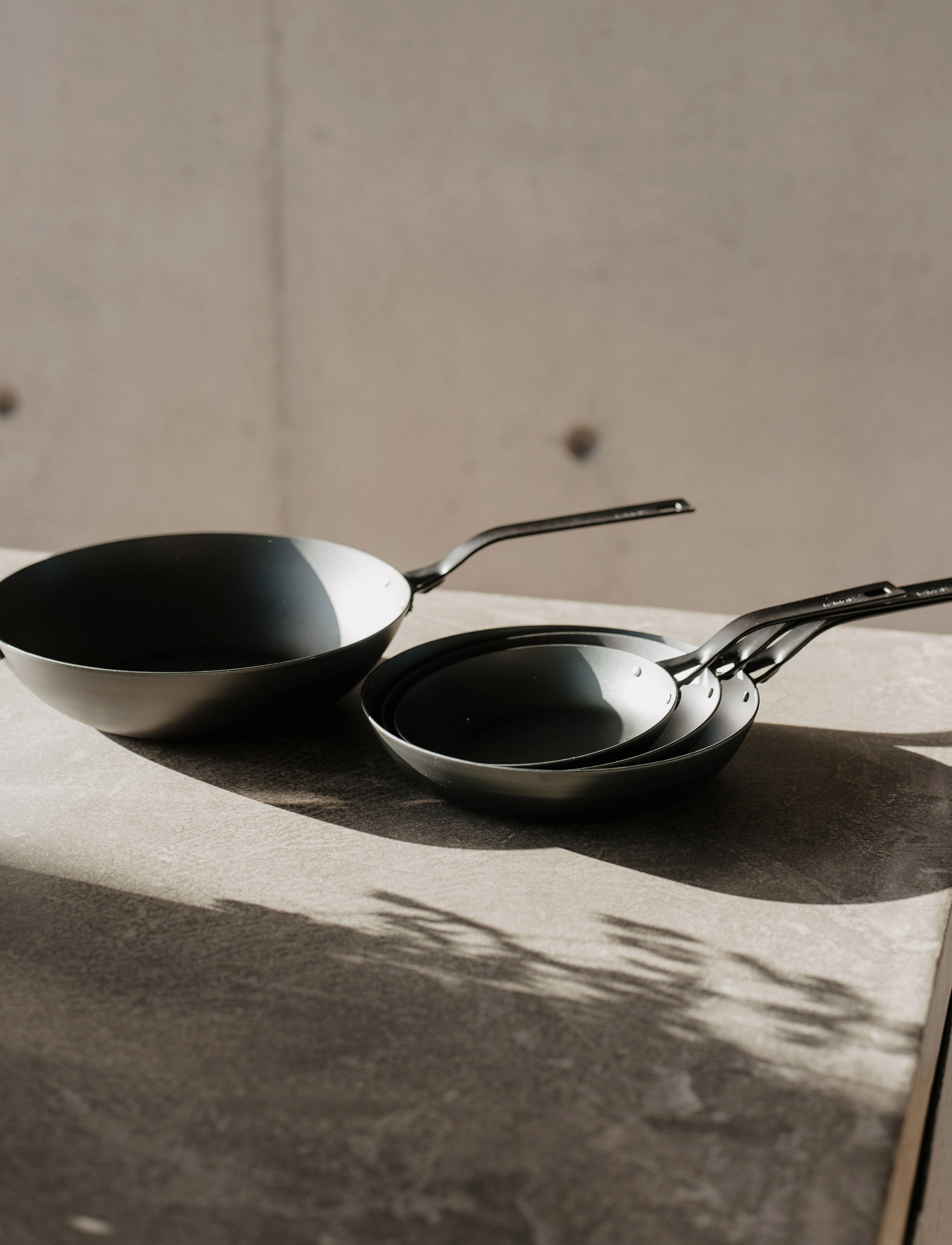 Heirol - Heirol Blacksteel Pro Frypan 24 cm - black - 2