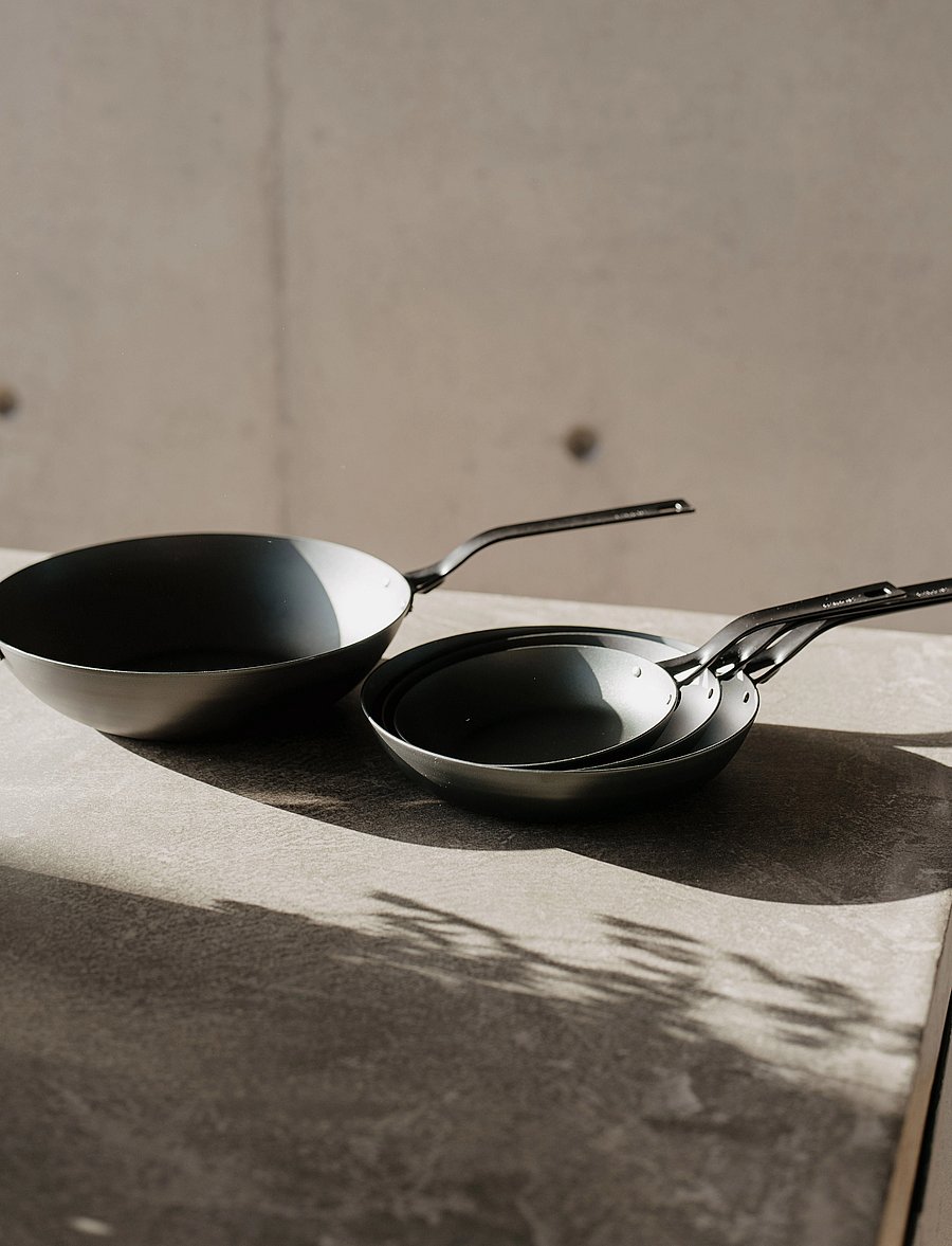 Heirol - Heirol Blacksteel Pro Frypan 24 cm - black - 2