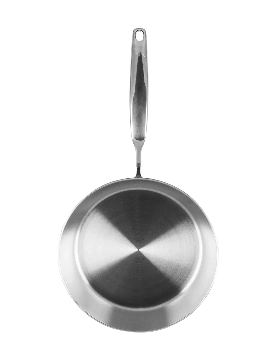 Heirol - Heirol Frying Pan 24 cm Steely Classic Triply - praepannid ja pannid - silver - 1