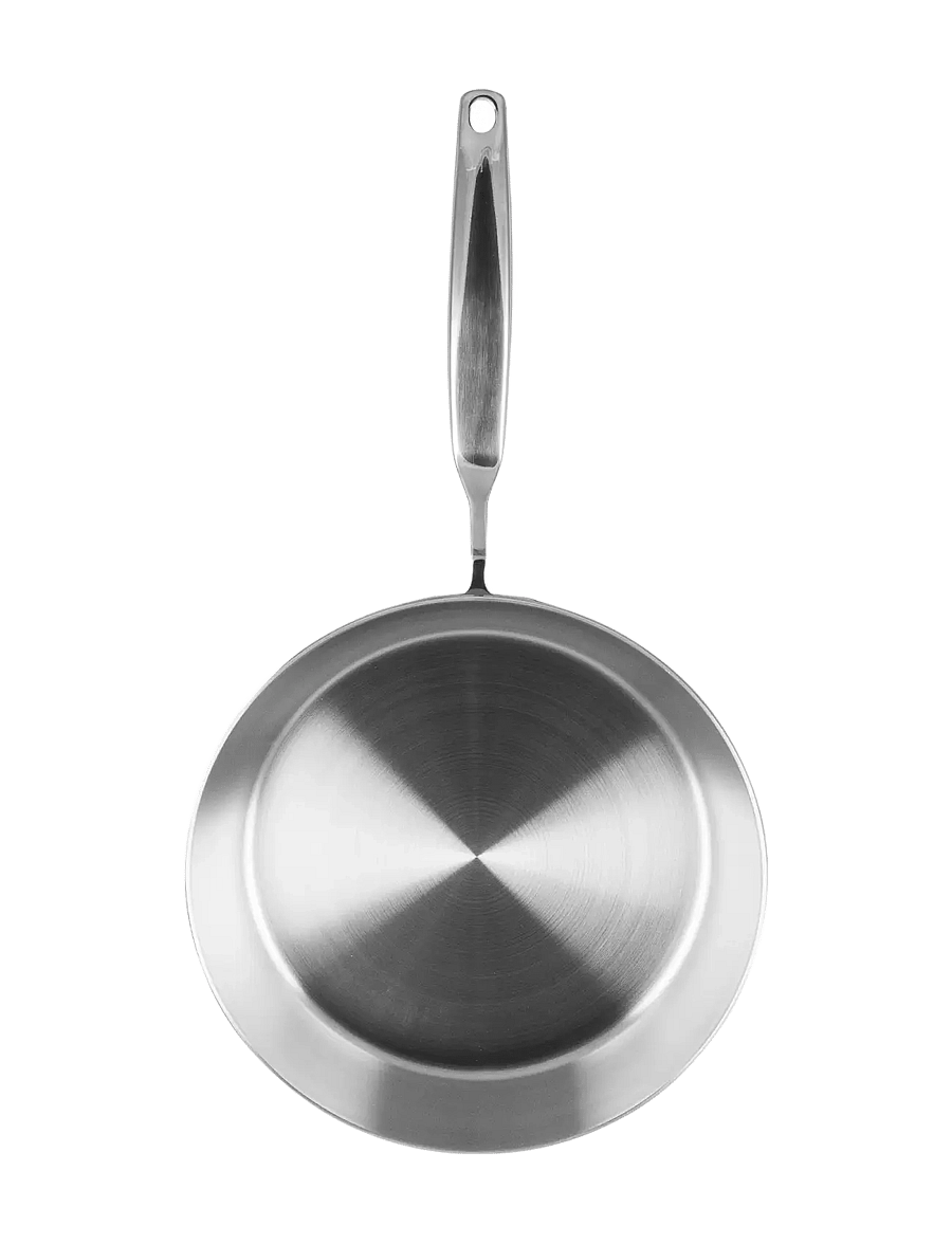 Heirol - Heirol Frying Pan 28 cm Steely Classic Triply - praepannid ja pannid - silver - 1