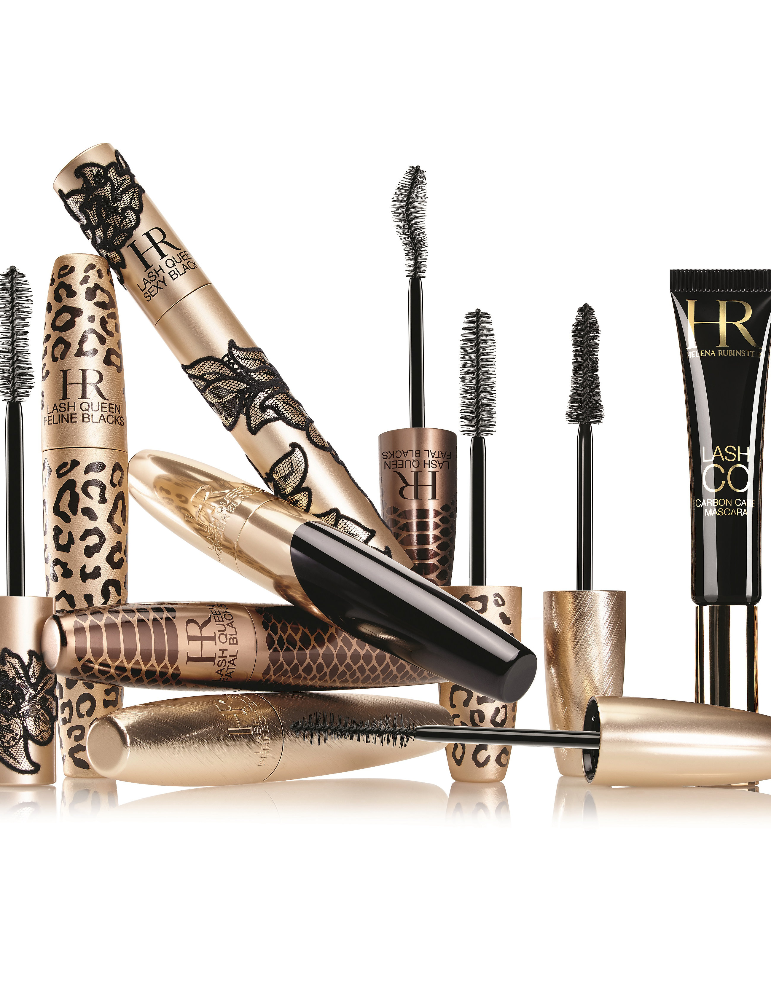 Helena Rubinstein - Helena Rubinstein Lash Queen Feline Blacks Mascara - augu og augabrúnir - 01 black - 2