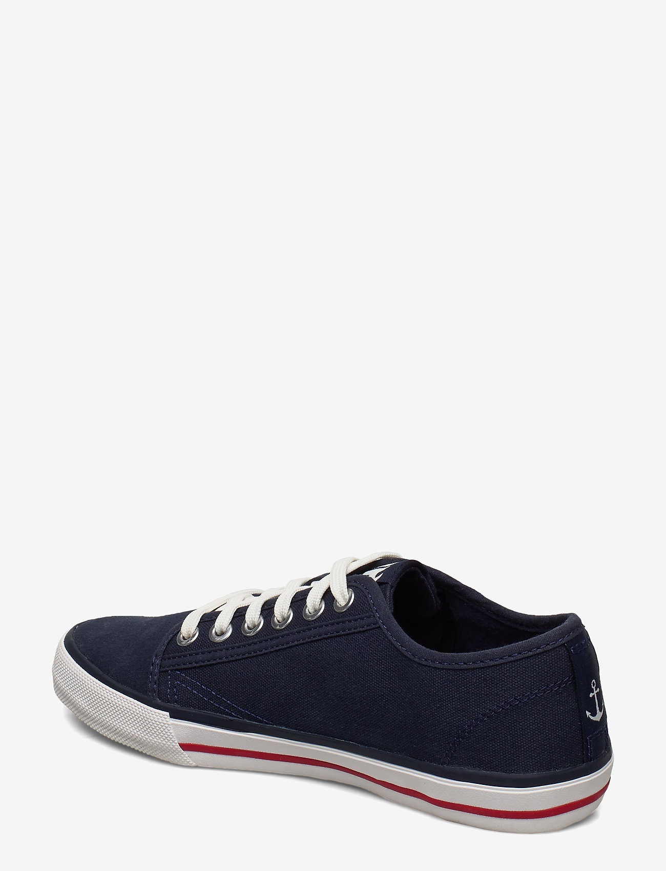 Helly Hansen - W FJORD CANVAS SHOE V2 - navy/red/off white - 2
