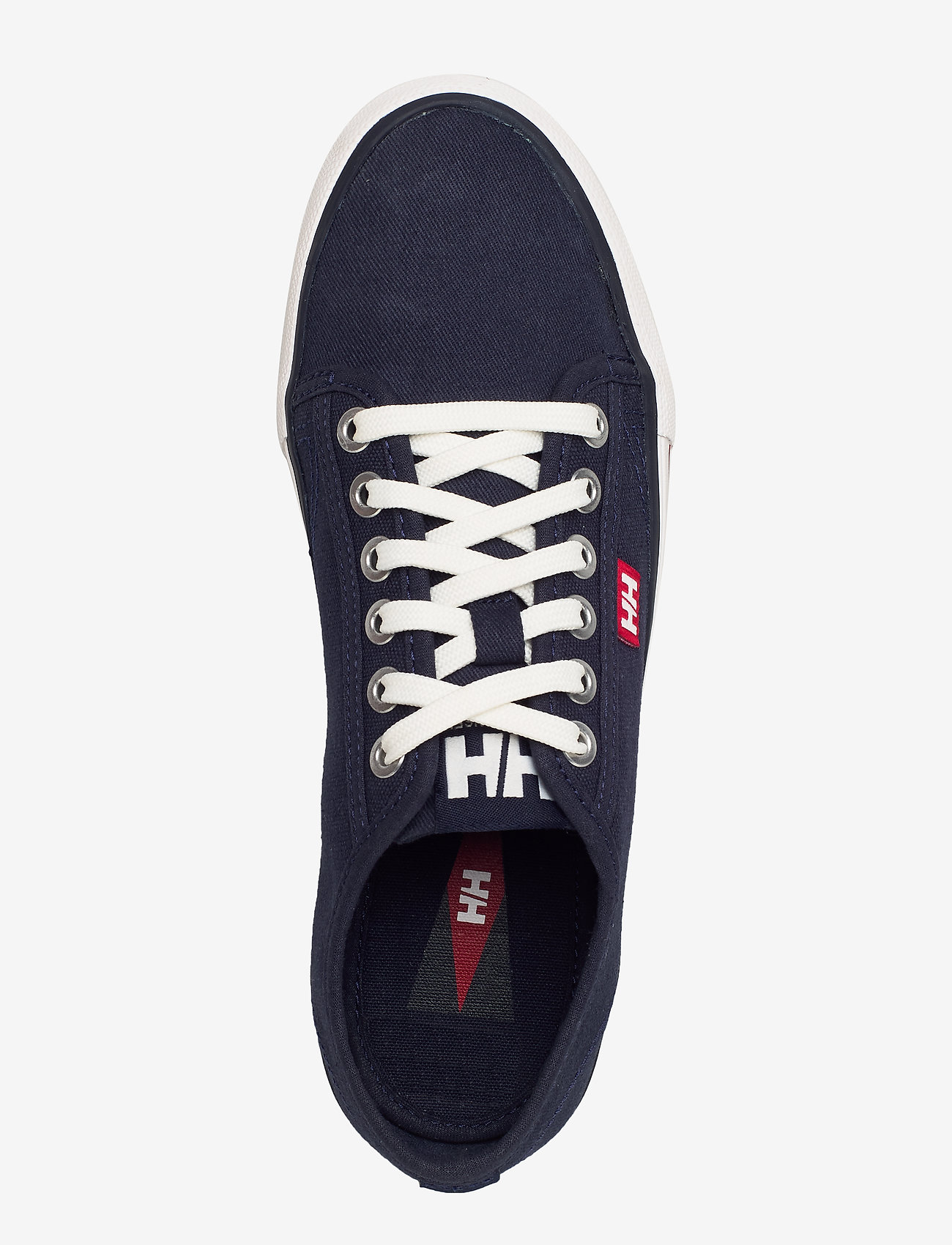 Helly Hansen - W FJORD CANVAS SHOE V2 - navy/red/off white - 3