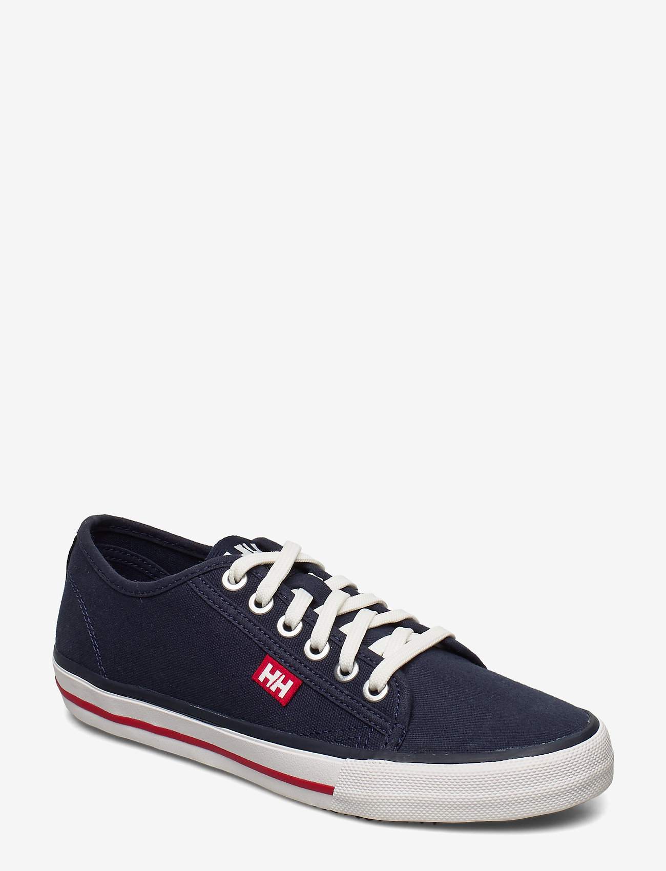 Helly Hansen - W FJORD CANVAS SHOE V2 - navy/red/off white - 0
