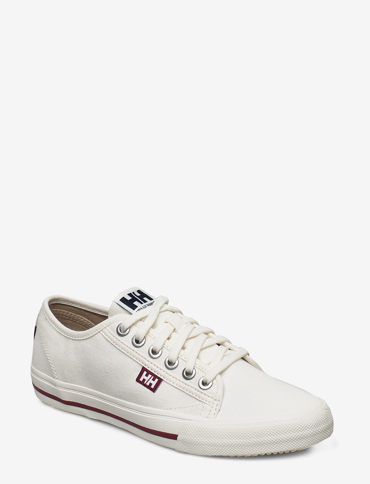 W FJORD CANVAS SHOE V2 - OFF WHITE / BEET RED / NAV