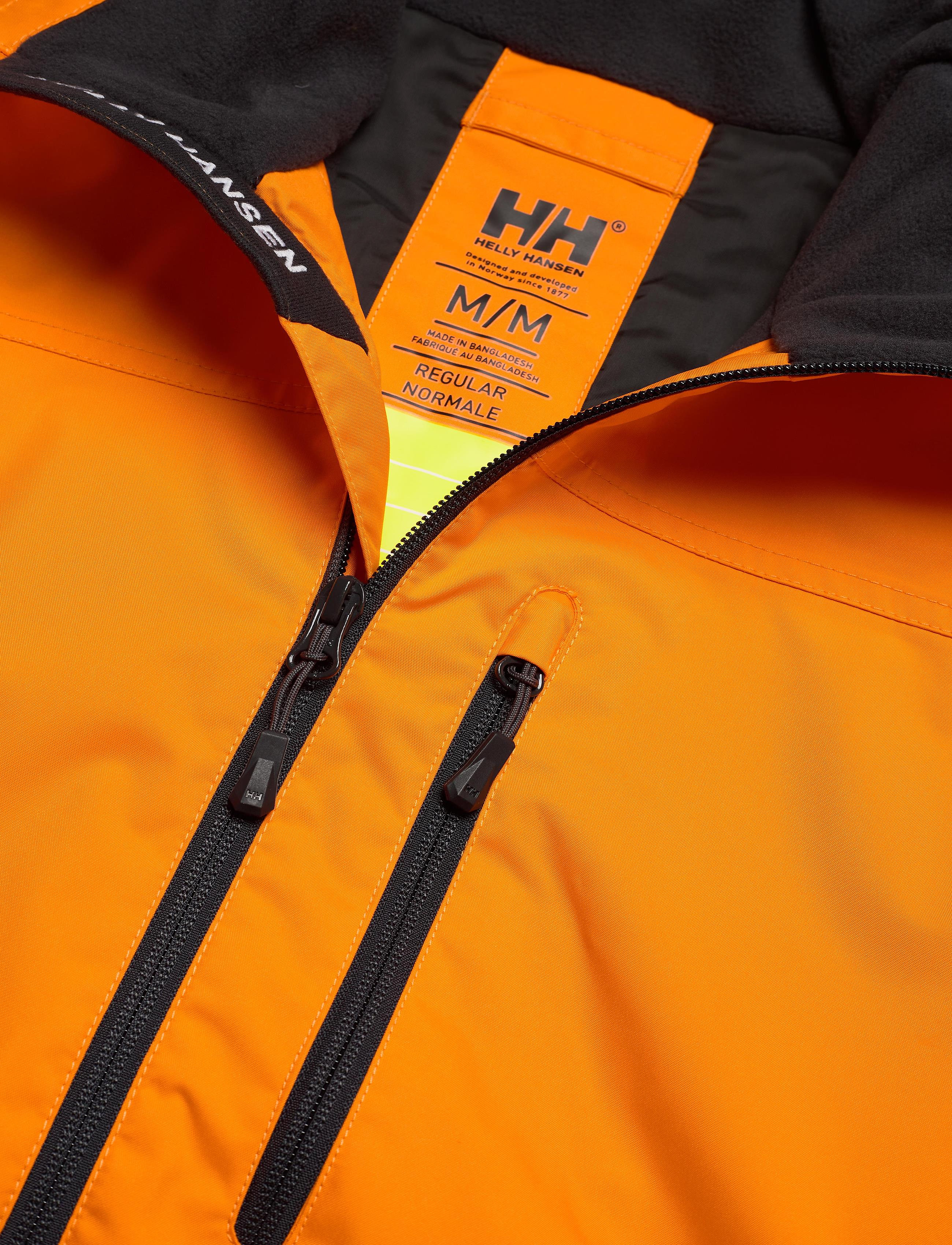 Helly Hansen - CREW MIDLAYER JACKET - papaya - 4