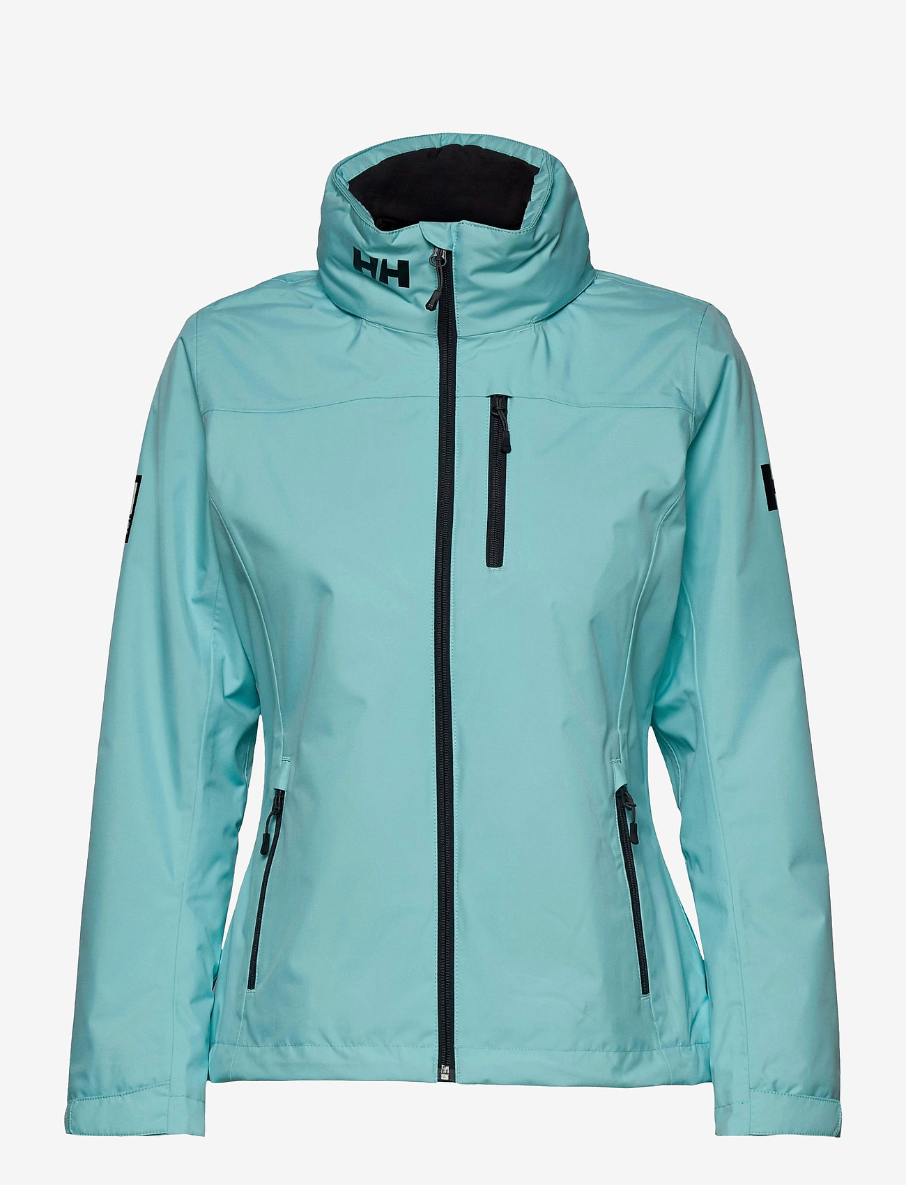 W CREW HOODED MIDLAYER JACKET - GLACIER BLUE