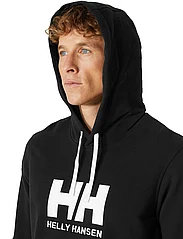 Helly Hansen - HH LOGO HOODIE - mid layer jackets - black - 5