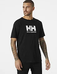 Helly Hansen - HH LOGO T-SHIRT - zemākās cenas - black - 1