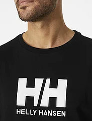 Helly Hansen - HH LOGO T-SHIRT - zemākās cenas - black - 4