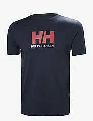 Helly Hansen - HH LOGO T-SHIRT - zemākās cenas - navy - 0