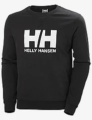Helly Hansen - HH LOGO CREW SWEAT - medvilniniai megztiniai - black - 0