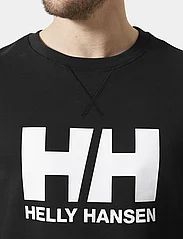 Helly Hansen - HH LOGO CREW SWEAT - medvilniniai megztiniai - black - 3