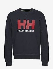 Helly Hansen - HH LOGO CREW SWEAT - medvilniniai megztiniai - navy - 0