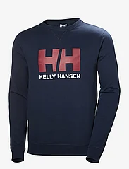 Helly Hansen - HH LOGO CREW SWEAT - medvilniniai megztiniai - navy - 1