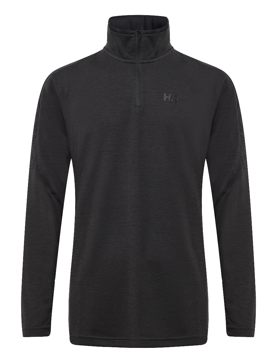Helly Hansen - HP 1/2 ZIP PULLOVER 2.0 - langarmshirts - ebony - 0