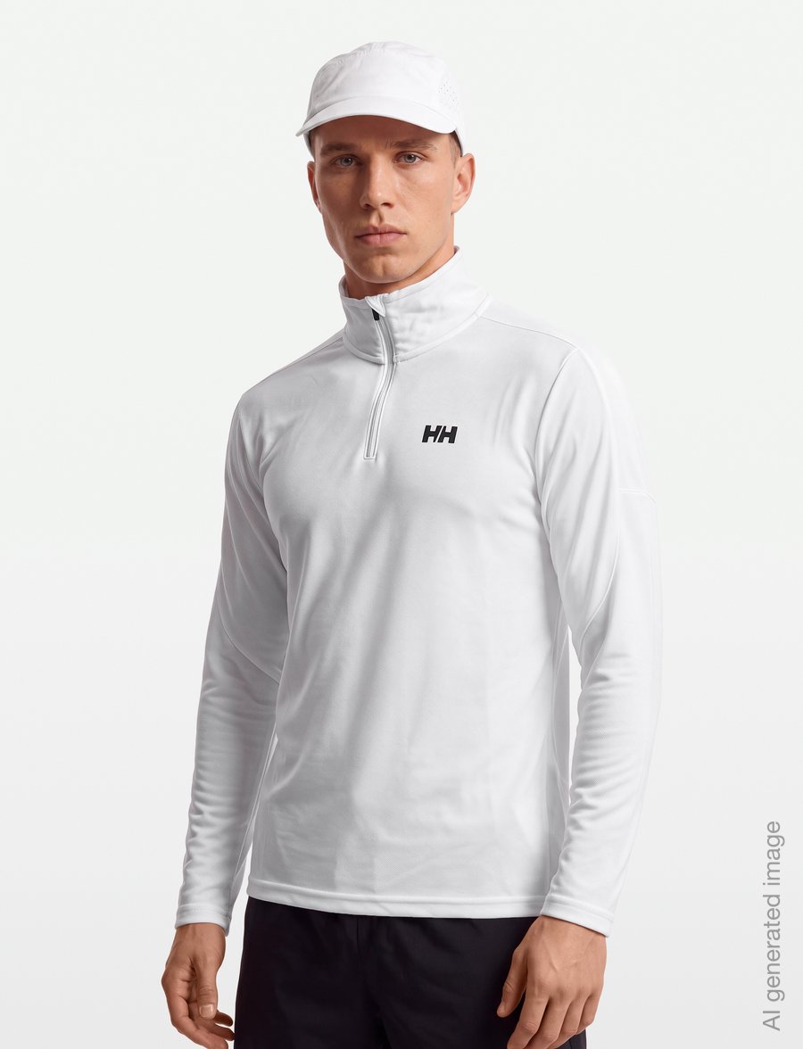 Helly Hansen - HP 1/2 ZIP PULLOVER 2.0 - langarmshirts - white - 3