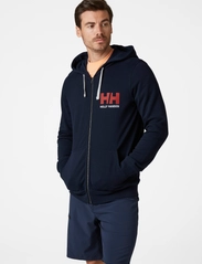 Helly Hansen - HH LOGO FULL ZIP HOODIE - hoodies - navy - 2
