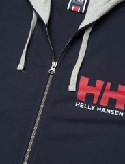 Helly Hansen - HH LOGO FULL ZIP HOODIE - kapuutsiga dressipluusid - navy - 4