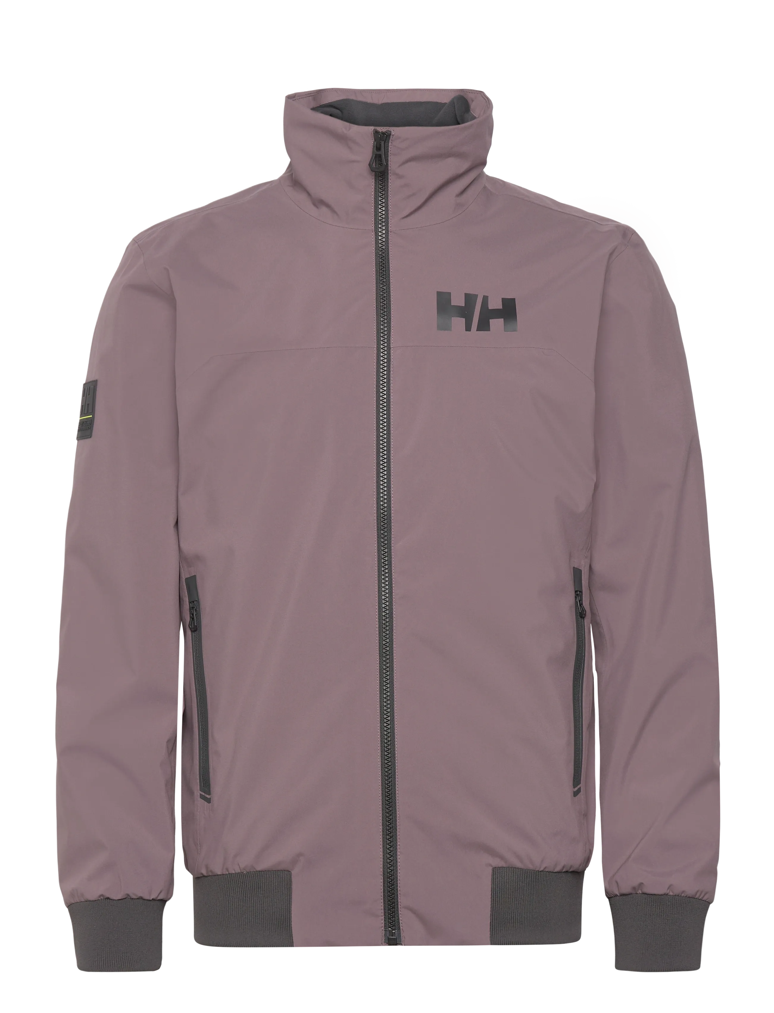 Helly Hansen HP RACING LIFALOFT BOMBER - Helly Hansen - SPARROW GREY / purple