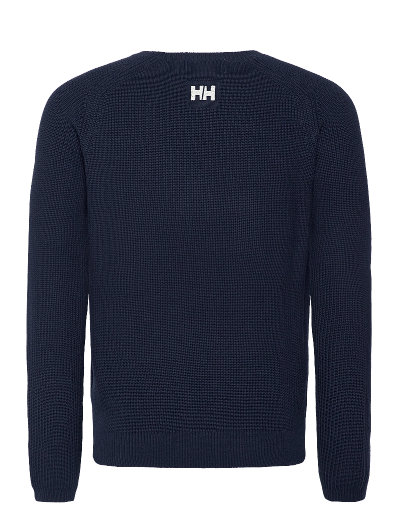 Helly Hansen - DOCK RIBKNIT SWEATER - dressipluusid - navy - 1