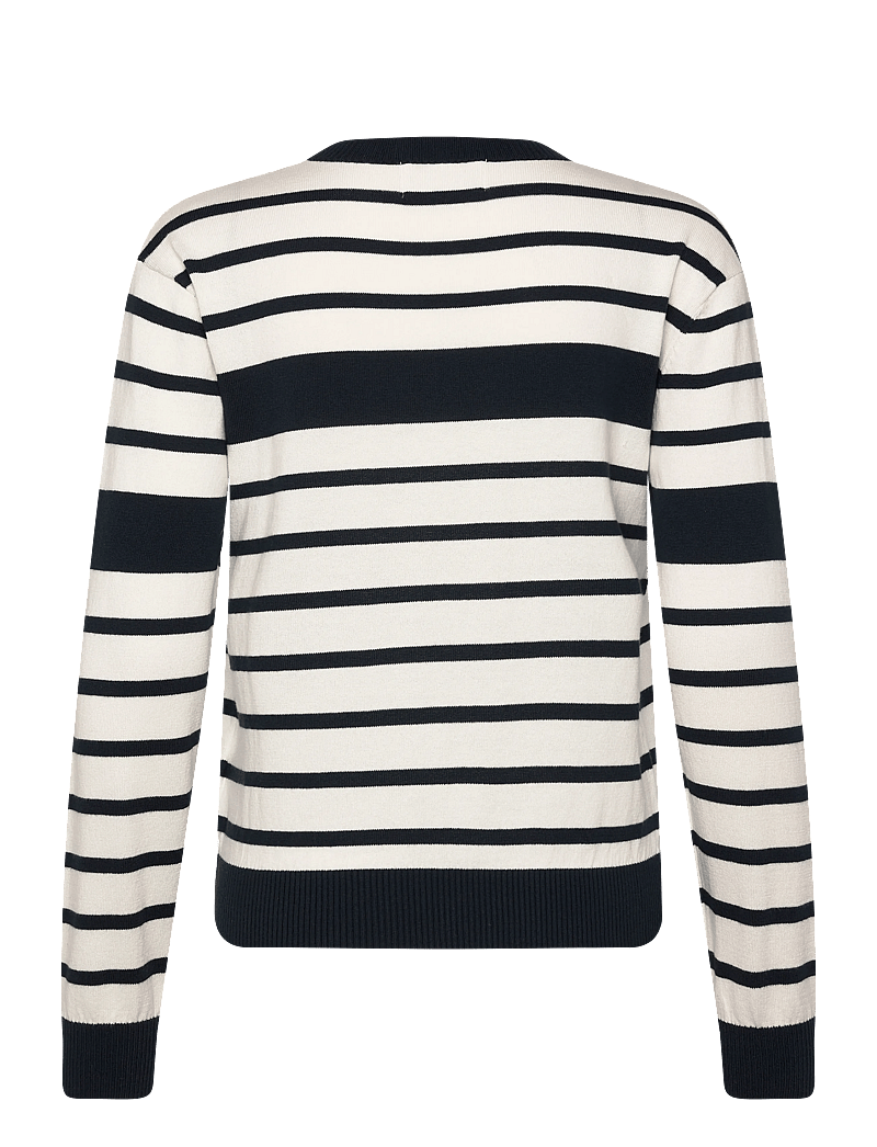 Helly Hansen - W SKAGEN SWEATER 2.0 - sweatshirts - navy stripe - 1