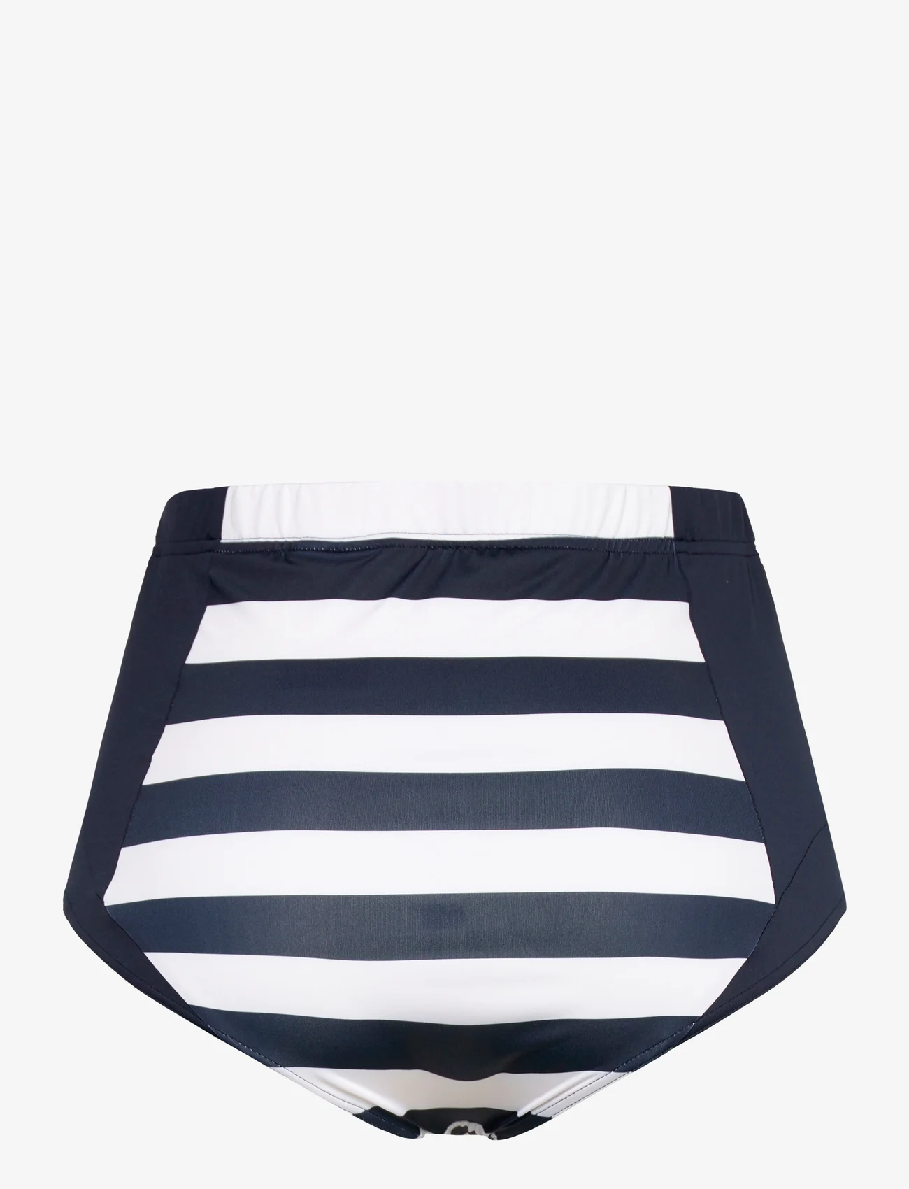 Helly Hansen - W WATERWEAR HIGH WAIST BOTTOM - bikinihosen mit hoher taille - navy stripe - 1