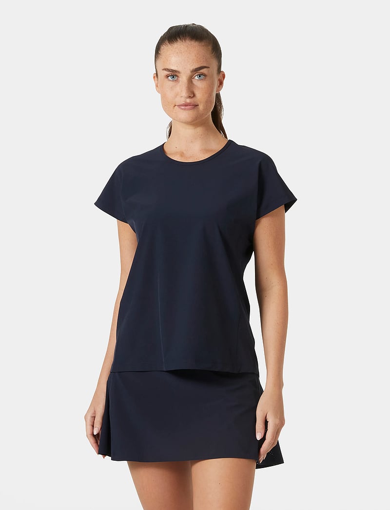 Helly Hansen - W THALIA SUMMER TOP - t-shirts - navy - 0