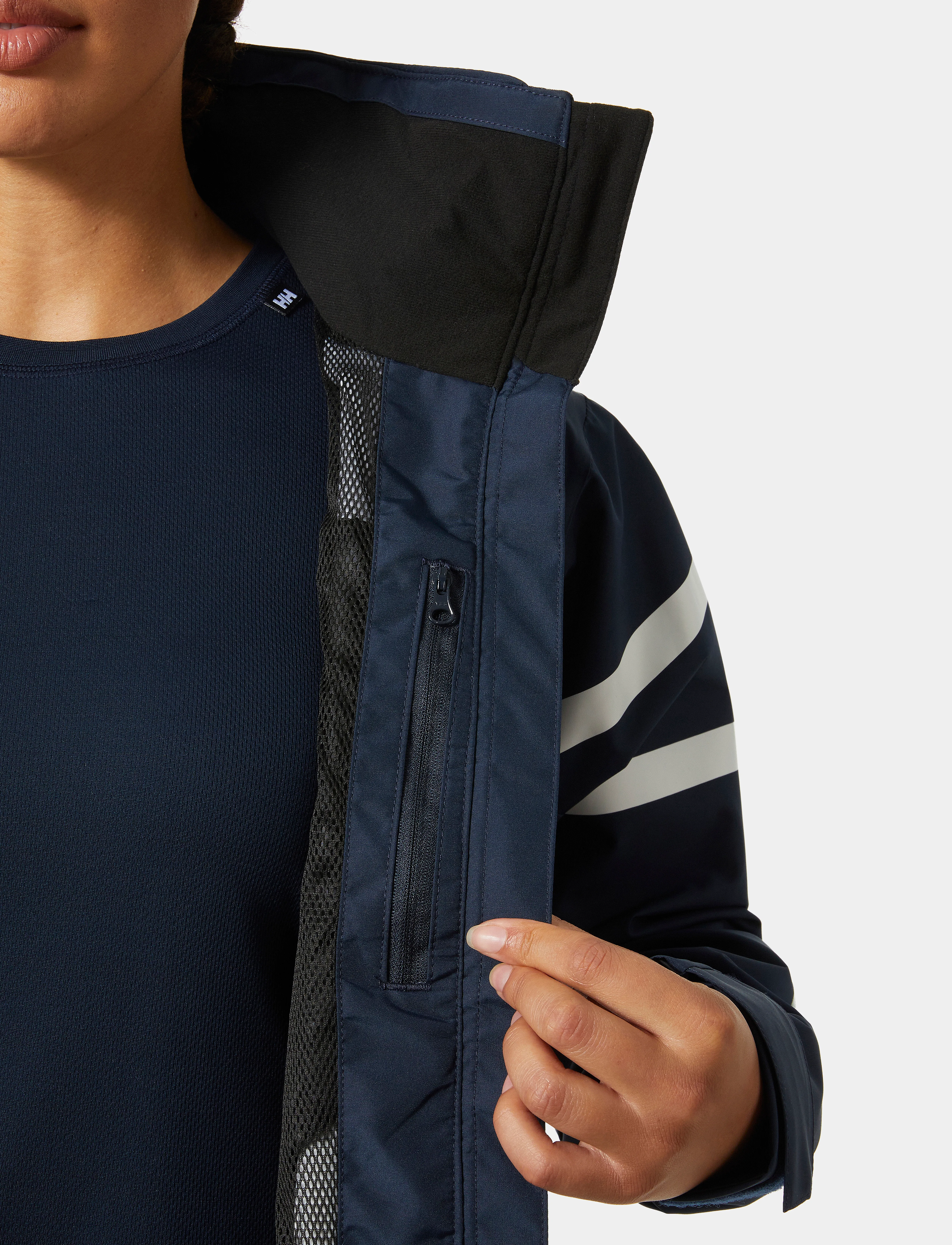 Helly Hansen - W SALT INSHORE JACKET - vabaõhu- ja vihmajoped - navy - 5