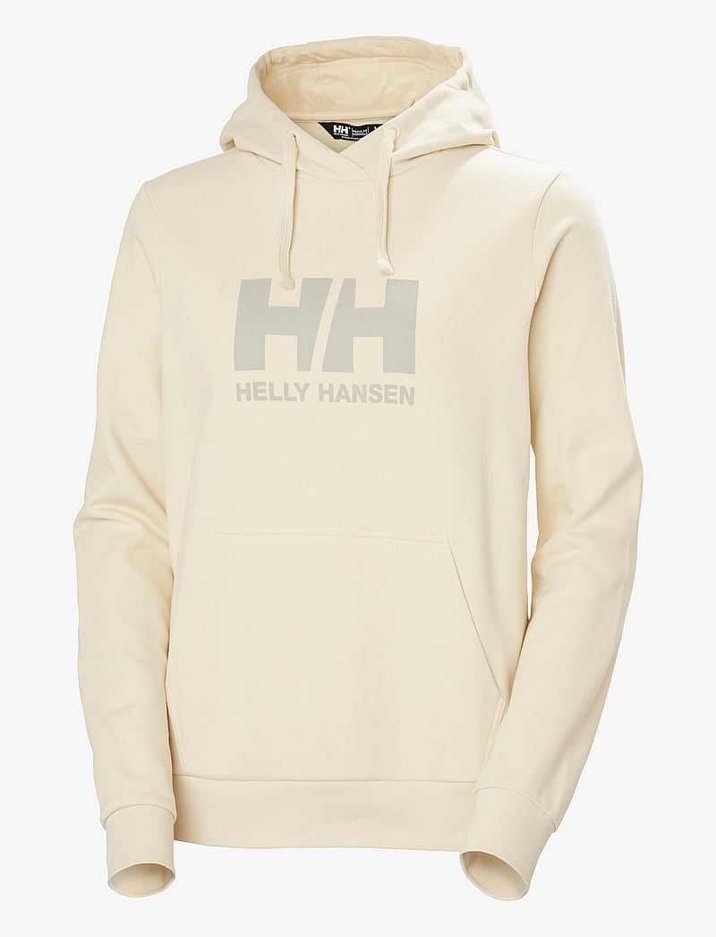 Helly Hansen - W HH LOGO HOODIE 2.0 - tops - cream - 1
