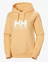 Helly Hansen - W HH LOGO HOODIE 2.0 - sweatshirts en hoodies - miami peach - 0