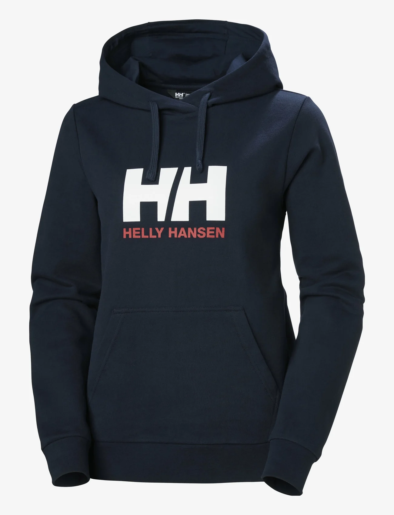 Helly Hansen - W HH LOGO HOODIE 2.0 - sweatshirts en hoodies - navy - 0