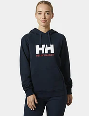 Helly Hansen - W HH LOGO HOODIE 2.0 - sweatshirts en hoodies - navy - 2