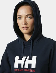 Helly Hansen - W HH LOGO HOODIE 2.0 - sweatshirts en hoodies - navy - 4