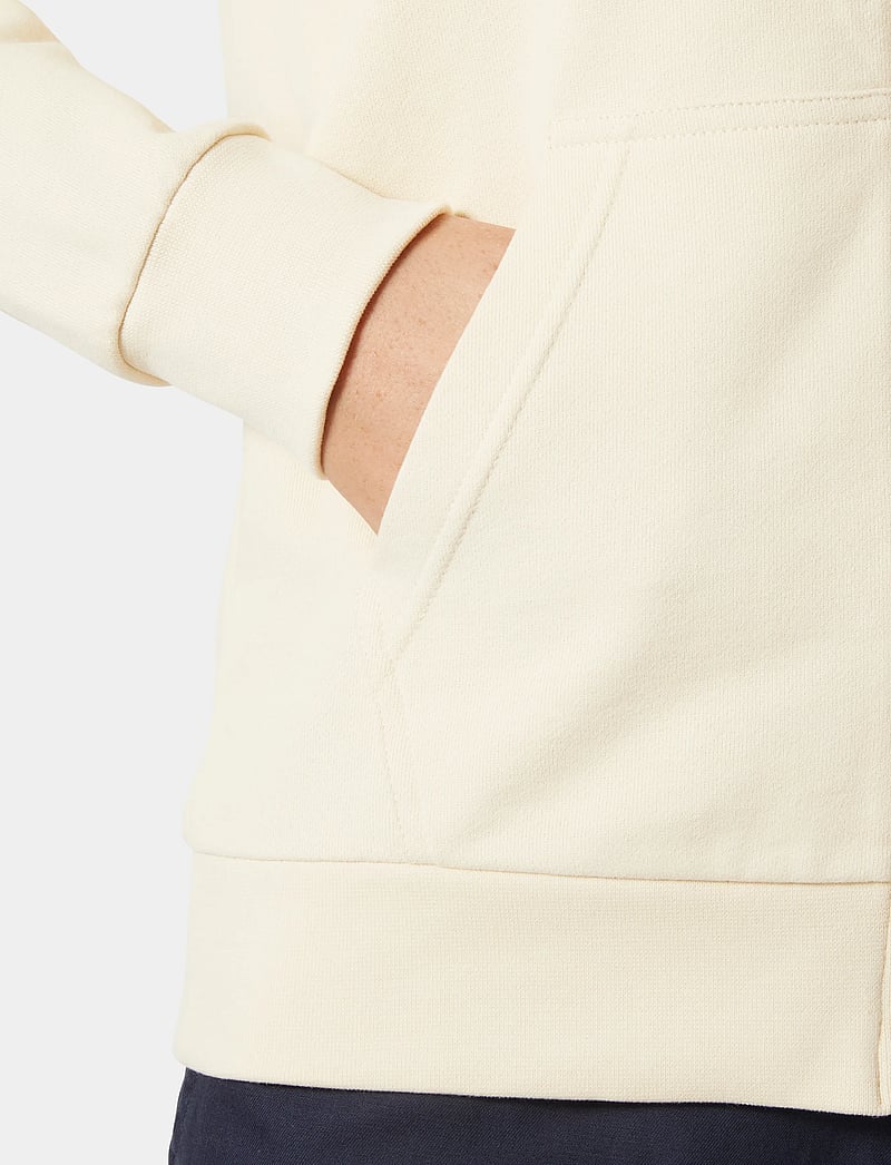Helly Hansen - W HH LOGO FULL ZIP HOODIE 2.0 - overdele - cream - 3