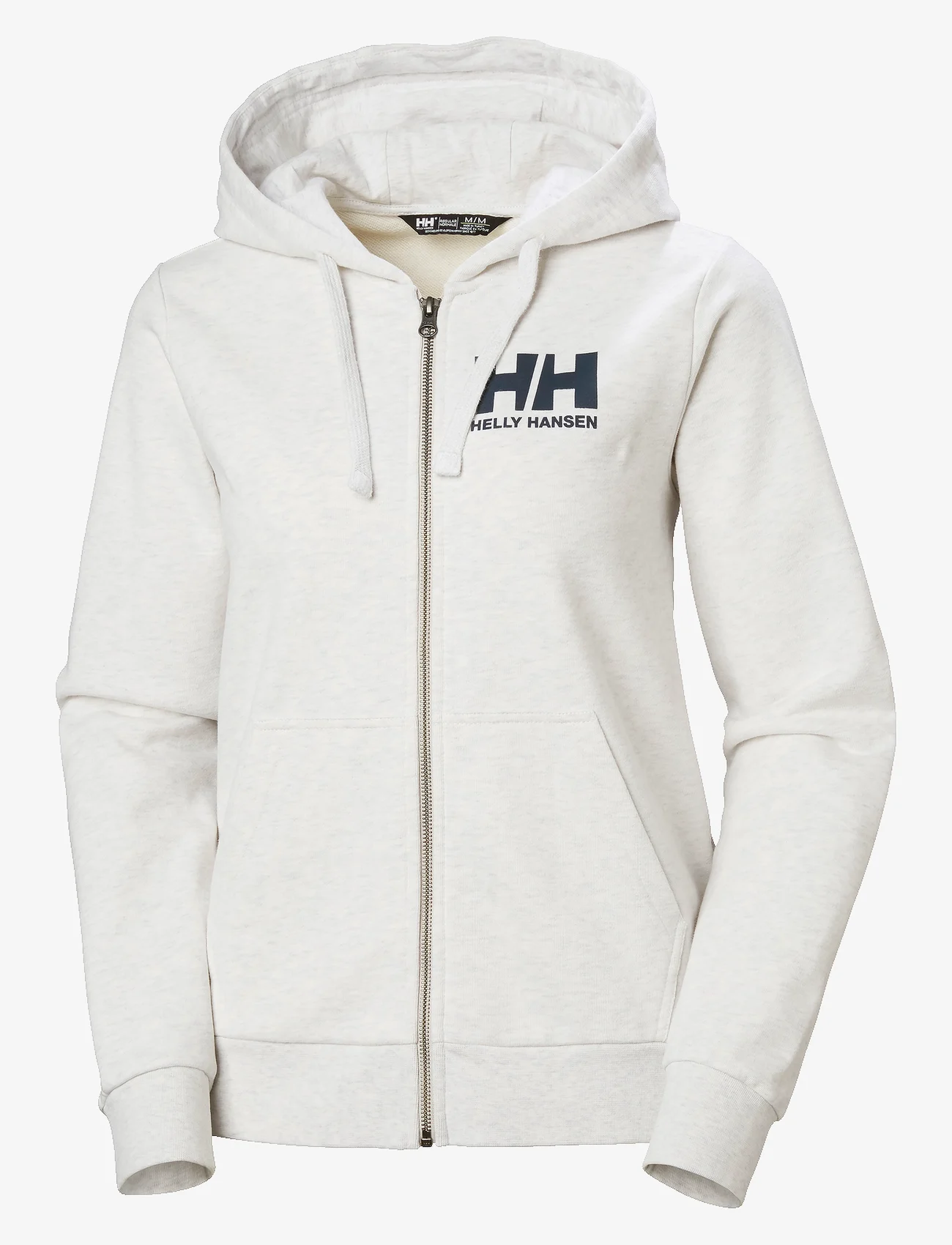 Helly Hansen - W HH LOGO FULL ZIP HOODIE 2.0 - sweatshirts & hoodies - nimbus clou - 0
